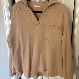 Tan Long Sleeve Sablyn Pullover